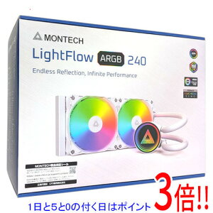 �y1����5.0�̂����A18���̓|�C���g3�{�I�zMONTECH ����CPU�N�[���[ LightFlow ARGB 240 �z���C�g