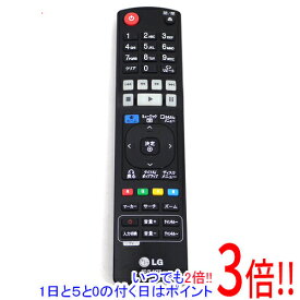 【いつでも2倍！1日と5．0のつく日は3倍！18日も3倍！】【中古】LGエレクトロニクス ブルーレイディスクプレーヤー用リモコン AKB72975303