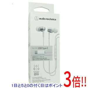 �y1����5.0�̂����A18���̓|�C���g3�{�I�zaudio-technica USB Type-C�p�C���z�� ATH-CKD30C WH �z���C�g