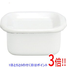 【1日と5.0のつく日、18日はポイント3倍！】野田琺瑯 保存容器 ホワイトシリーズ スクウェア 琺瑯蓋付 Sサイズ WSH-S