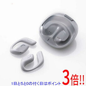 【延長保証対応!!】【1日と5.0のつく日、18日はポイント3倍！】ELECOM オープンイヤー型ワイヤレスヘッドホン LBT-OWS01GY ウォームグレー