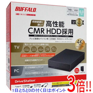 �y�����ۏؑΉ�!!�z�y1����5.0�̂����A18���̓|�C���g3�{�I�zBUFFALO���O�tHD HD-EDC6U3-BA 6TB