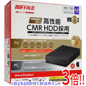 �y�����ۏؑΉ�!!�z�y1����5.0�̂����A18���̓|�C���g3�{�I�zBUFFALO���O�tHD HD-EDC4U3-BA 4TB