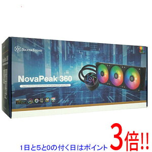 �y1����5.0�̂����A18���̓|�C���g3�{�I�zSILVERSTONE�� CPU�N�[���[ NovaPeak SST-NP360-ARGB