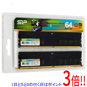 �y1����5.0�̂����A18���̓|�C���g3�{�I�zSilicon Power �f�X�N�g�b�v�p SP064GBLVU560F22 DDR5 PC5-44800 32GB 2���g