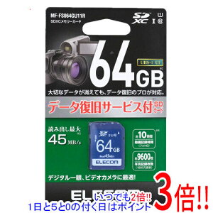 ył2{I5.0̂A183{IzELECOM SDXCJ[h MF-FS064GU11R 64GB