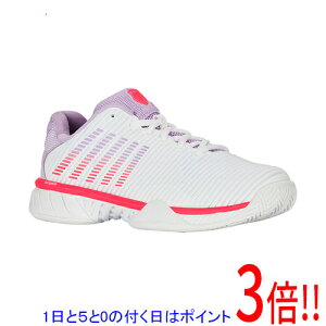 �y1����5.0�̂����A18���̓|�C���g3�{�I�zDUNLOP �_�����b�v 23.5cm �e�j�X�V���[�Y HYPERCOURT EXPRESS 2 WOMEN KS96613182WP �z���C�g×�p�[�v��