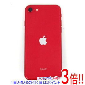 【いつでも2倍！1日と5．0のつく日は3倍！18日も3倍！】【中古】APPLE iPhone SE (第2世代) 64GB au SIMロック解除済み MHGR3J/A (PRODUCT)RED