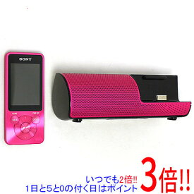 【いつでも2倍！1日と5．0のつく日は3倍！18日も3倍！】【中古】SONYウォークマン Sシリーズ NW-S15K ピンク/16GB