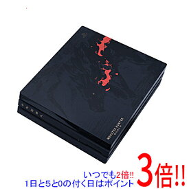 【いつでも2倍！1日と5．0のつく日は3倍！18日も3倍！】【中古】SONY プレイステーション4 Pro 1TB MONSTER HUNTER： WORLD LIOLAEUS EDITION CUHJ-10020 コントローラーなし