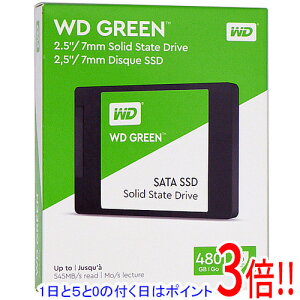 �y1����5.0�̂����A18���̓|�C���g3�{�I�zWestern Digital�� ����SSD 480GB WD Green WDS480G2G0A