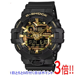 �y�����ۏؑΉ�!!�z�y1����5.0�̂����A18���̓|�C���g3�{�I�zCASIO �r���v G-SHOCK BOLD CAMO Series CAMO AND GOLD GA-700CF-1AJF
