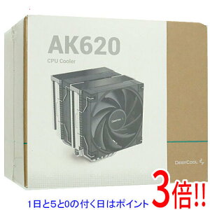 �y1����5.0�̂����A18���̓|�C���g3�{�I�z�y�V�i�󂠂�(�������E��Ԃ�)�z DEEPCOOL ��⎮CPU�N�[���[ AK620 R-AK620-BKNNMT-G