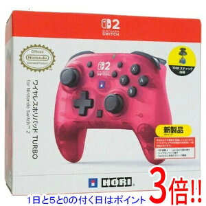 �y1����5.0�̂����A18���̓|�C���g3�{�I�zHORI ���C�����X�z���p�b�h TURBO for Nintendo Switch 2 NSX-134 ���r�[�}�[���^