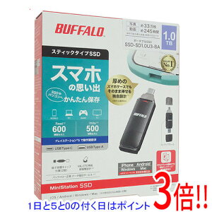 y15.0̂A18̓|Cg3{IzBUFFALO XeBbN^SSD SSD-SD1.0U3-BA 1TB ubN