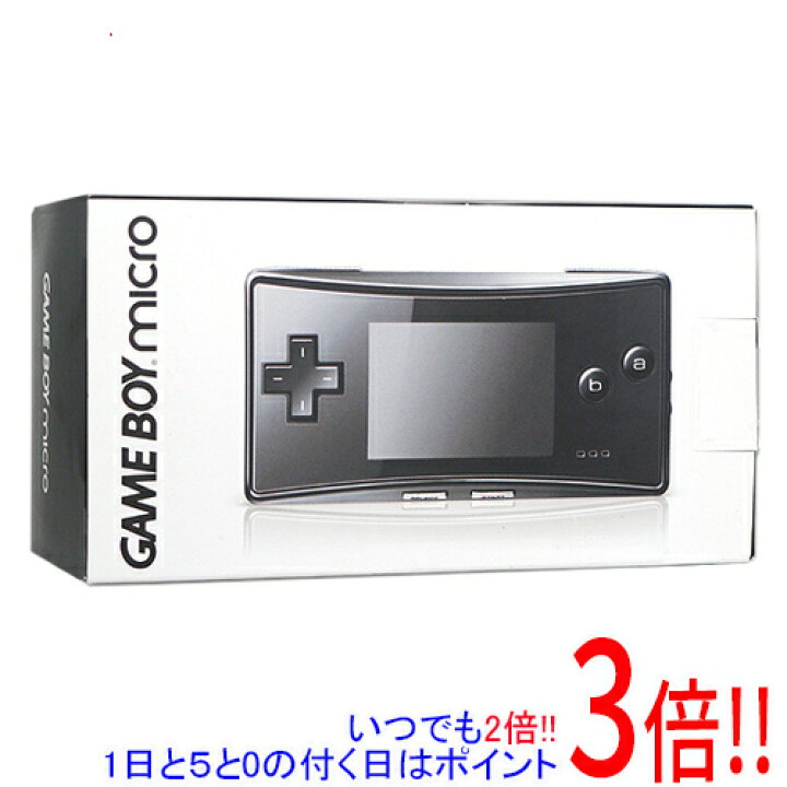 楽天市場】【中古】任天堂 ゲームボーイミクロ ブラック OXY-S-CA 液晶 
