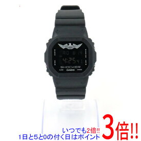 【いつでも2倍！1日と5．0のつく日は3倍！18日も3倍！】【中古】CASIO 腕時計 シン・仮面ライダー G-SHOCK DW-5600 SHOCKERモデル 未使用