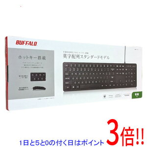 �y1����5.0�̂����A18���̓|�C���g3�{�I�zBUFFALO USB�ڑ� �L���X�^���_�[�h�L�[�{�[�h �p��z�� BSKBU110ENBK �u���b�N