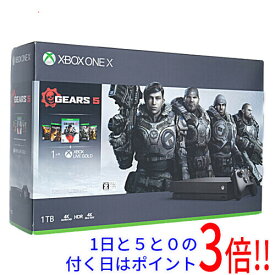 【新品(開封のみ・箱きず・やぶれ)】 Microsoft Xbox One X 1TB Gears 5 同梱版 CYV-00336