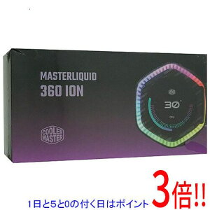 �y1����5.0�̂����A18���̓|�C���g3�{�I�z�y�V�i�󂠂�(�������E��Ԃ�)�z CoolerMaster CPU�N�[���[ MasterLiquid 360 ION MLY-D36M-A24PZ-R1 �u���b�N