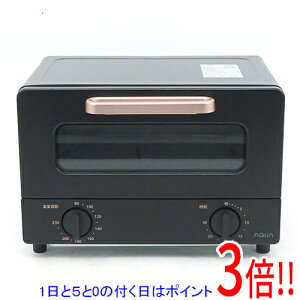 �y1����5.0�̂����A18���̓|�C���g3�{�I�zAQUA �I�[�u���g�[�X�^�[ �u�������g�[�X�^�[ 2���Ă� AQT-CG12T(K) �u���b�N