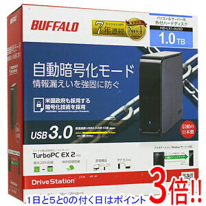�y�����ۏؑΉ�!!�z�y1����5.0�̂����A18���̓|�C���g3�{�I�zBUFFALO �O�tHDD USB3.0�Ή� 1TB HD-LX1.0U3D