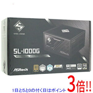 �y1����5.0�̂����A18���̓|�C���g3�{�I�zASRock �d�����j�b�g Steel Legend SL-1000G �u���b�N