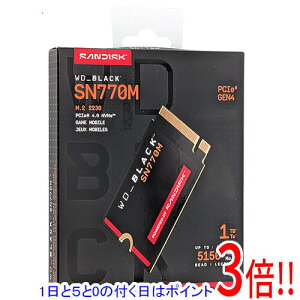 �y1����5.0�̂����A18���̓|�C���g3�{�I�zSandisk WD_Black SN770M NVMe SSD WDS100T3X0G 1TB