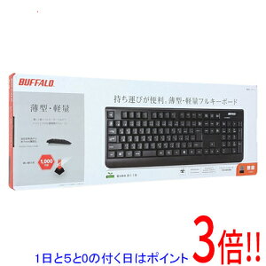 �y1����5.0�̂����A18���̓|�C���g3�{�I�zBUFFALO ����(2.4GHz)�t���L�[�{�[�h BSKBW150BK �u���b�N