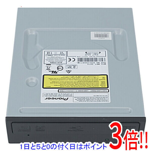 【1日と5.0のつく日、18日はポイント3倍！】【中古】PIONEER 内蔵型ブルーレイドライブ BDR-209BK