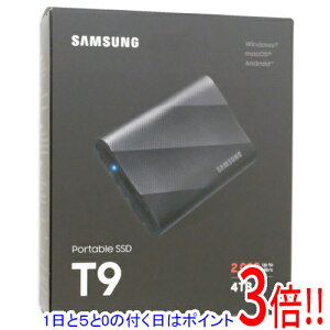 �y1����5.0�̂����A18���̓|�C���g3�{�I�zSAMSUNG�� SSD T9 MU-PG4T0B-IT 4TB