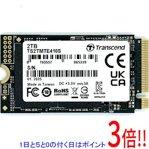�y1����5.0�̂����A18���̓|�C���g3�{�I�z�y�o���N�V�i�z Transcend�� M.2 2242 PCIe Gen4x4 SSD TS2TMTE410S 2TB