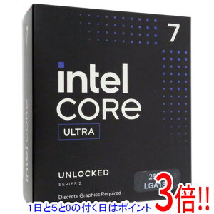 �y1����5.0�̂����A18���̓|�C���g3�{�I�zCore Ultra 7 265KF 3.9GHz LGA1851 SRQCU
