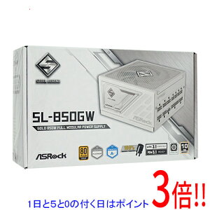 �y1����5.0�̂����A18���̓|�C���g3�{�I�zASRock �d�����j�b�g Steel Legend SL-850GW �z���C�g