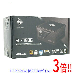 �y1����5.0�̂����A18���̓|�C���g3�{�I�zASRock �d�����j�b�g Steel Legend SL-750G �u���b�N