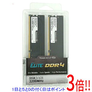 �y1����5.0�̂����A18���̓|�C���g3�{�I�zTeam TED432G3200C22DC01 DDR4 PC4-25600 16GB 2���g
