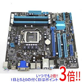 【いつでも2倍！1日と5．0のつく日は3倍！18日も3倍！】【中古】ASUS製 MicroATXマザーボード P8B75-M LGA1155