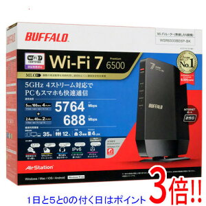 �y�����ۏؑΉ�!!�z�y1����5.0�̂����A18���̓|�C���g3�{�I�zBUFFALO ����LAN���[�^ AirStation WSR6500BE6P-BK �u���b�N