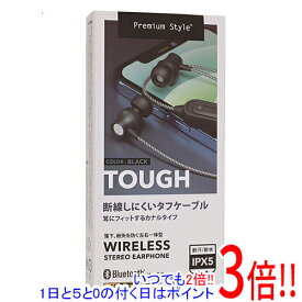 【いつでも2倍！1日と5．0のつく日は3倍！18日も3倍！】PGA ワイヤレスステレオイヤホン Premium Style PG-BTE12CE1BK ブラック