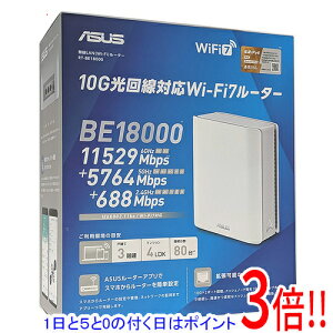 �y�����ۏؑΉ�!!�z�y1����5.0�̂����A18���̓|�C���g3�{�I�zASUS Wi-Fi���[�^�[ RT-BE18000