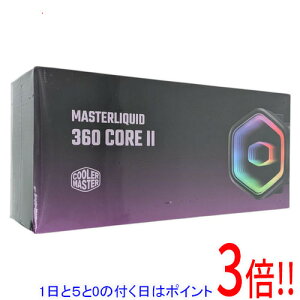 �y1����5.0�̂����A18���̓|�C���g3�{�I�zCoolerMaster ����CPU�N�[���[ MasterLiquid 360 Core II MLW-D36M-A18PA-R1 �u���b�N