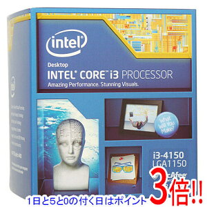 �y1����5.0�̂����A18���̓|�C���g3�{�I�z�y�V�i(�������E��Ԃ�)�z Core i3 4150 3.5GHz 3M LGA1150 54W SR1PJ