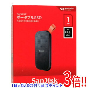 �y1����5.0�̂����A18���̓|�C���g3�{�I�zSANDISK �|�[�^�u��SSD SDSSDE30-1T00-J27 1TB