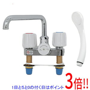 SANEI ツーバルブデッキシャワー混合栓[共用形] SK71-W-13 (水栓金具 