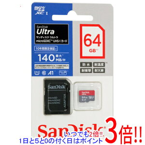 ył2{I5.0̂A183{IzSanDisk microSDXC[J[h 64GB SDSQUAB-064G-JN3MA