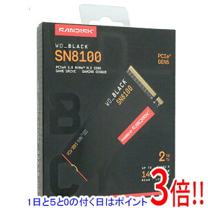 �y1����5.0�̂����A18���̓|�C���g3�{�I�zWestern Digital SSD WD_Black SN8100 NVMe SSD WDS200T1X0M 2TB