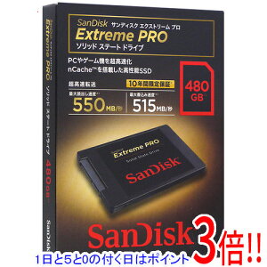 �y1����5.0�̂����A18���̓|�C���g3�{�I�z�y�V�i(�������E��Ԃ�)�z SANDISK 2.5�C���`SATA SSD 480GB SDSSDXPS-480G-J25