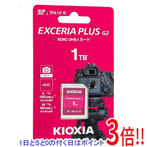 �y1����5.0�̂����A18���̓|�C���g3�{�I�z�L�I�N�V�A SDXC�������[�J�[�h EXCERIA PLUS G2 KSDH-B001T 1TB
