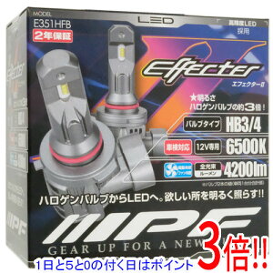 �y1����5.0�̂����A18���̓|�C���g3�{�I�zIPF LED �G�t�F�N�^�[II �w�b�h���t�H�O�o���u 6500K 4200lm HB3/HB4 E351HFB