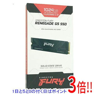 �y1����5.0�̂����A18���̓|�C���g3�{�I�zKingston SSD FURY Renegade G5 SFYR2S/1T0 1TB